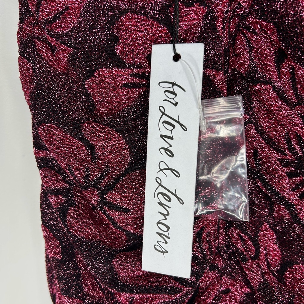 For Love & Lemons Shailee Mini Dress – Mulberry – XXS - Picture 8 of 9
